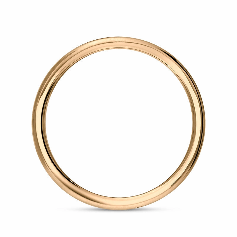 18ct Rose Gold 0.15ct Diamond King's Coronation Hallmark 5mm Ring D