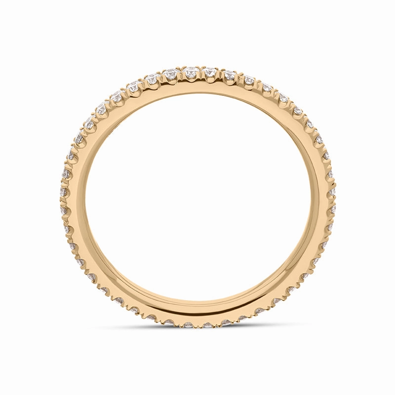 18ct Rose Gold Diamond Full Eternity Ring
