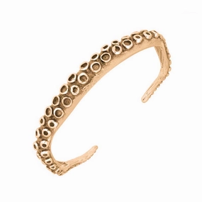 18ct Rose Gold Octopus Tentacle Torc Bangle