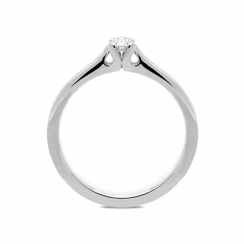 18ct White Gold 0.15ct Diamond Solitaire Ring