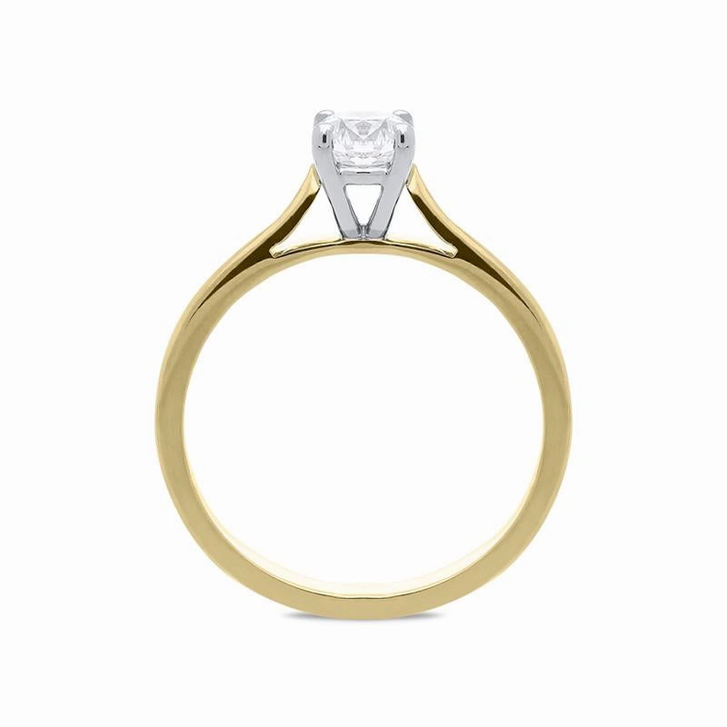 18ct White Gold 0.60ct Diamond Brilliant Cut Solitaire Ring