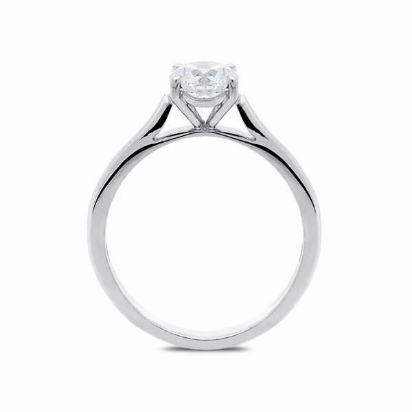 18ct White Gold 0.71ct Diamond Brilliant Cut Solitaire Ring