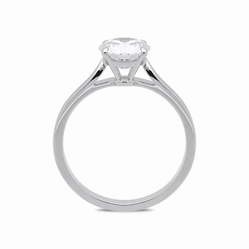 18ct White Gold 1.50ct Diamond Brilliant Cut Solitaire Ring D