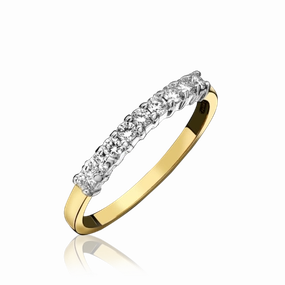 18ct Yellow Gold 0.26ct Diamond Eternity Ring