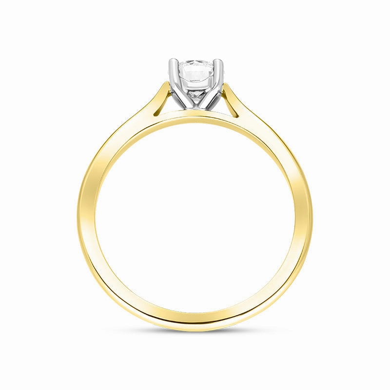 18ct Yellow Gold 0.70ct Diamond Round Brilliant Cut Solitaire Ring