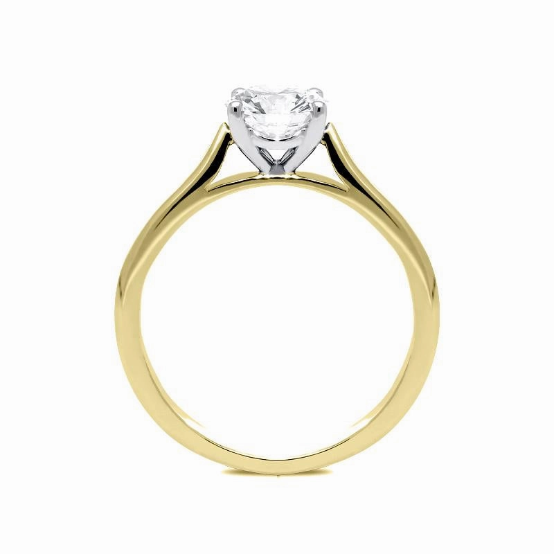 18ct Yellow Gold 0.73ct Diamond Solitaire Ring