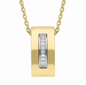 18ct Yellow Gold Diamond Necklace