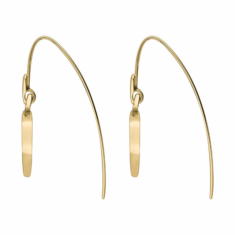18ct Yellow Gold Malachite Flore Filigree Heart Drop Earrings