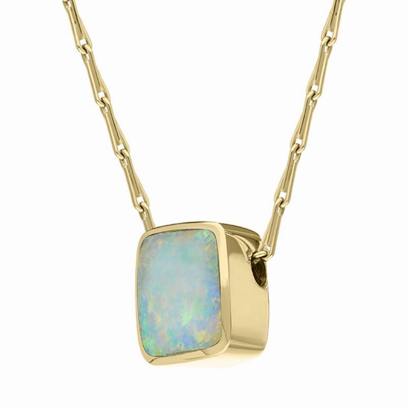 18ct Yellow Gold Opal Unique Necklace D