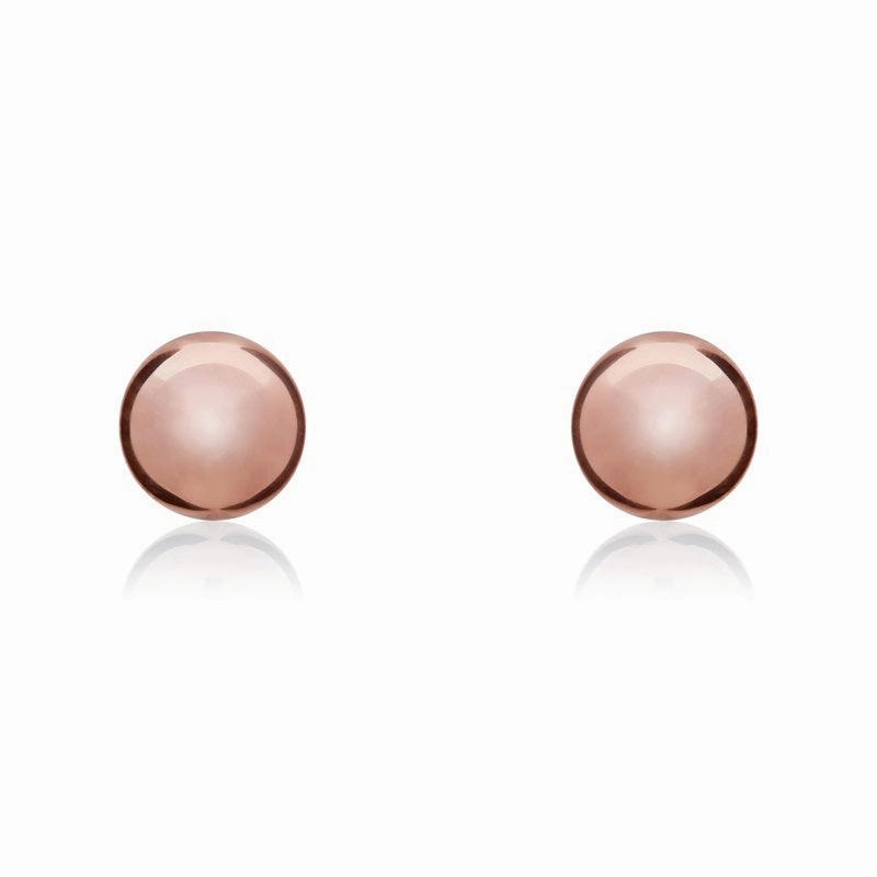 9ct Rose Gold 3mm Ball Stud Earrings