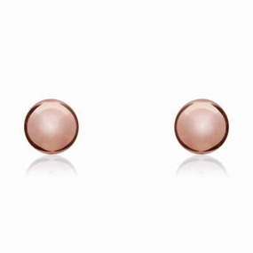 9ct Rose Gold 8mm Ball Stud Earrings