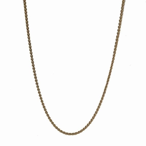 9ct Rose Gold Spiga Chain Necklace