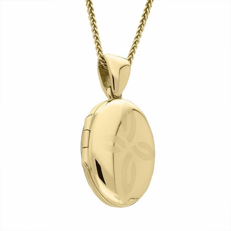9ct Yellow Gold Small Oval Locket