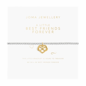 A Little Best Friend Forever Silver Gold Plated 15.5cm Bracelet C718