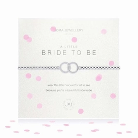 A Little Bride To Be Silver Bracelet 17.5cm Stretch Bracelet 3761