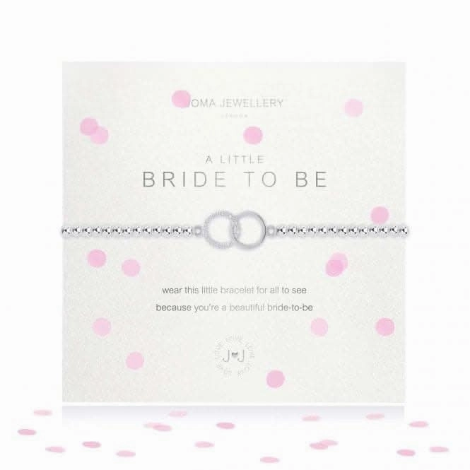 A Little Bride To Be Silver Bracelet 17.5cm Stretch Bracelet 3761
