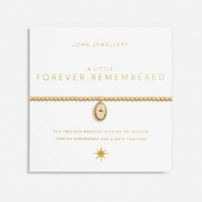 A Little Forever Remembered Gold Plated 17.5cm Stretch Bracelet 6982
