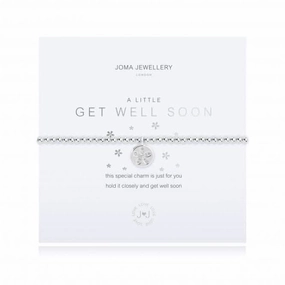 A Little Get Well Soon Silver 17.5cm Stretch Bracelet 4363