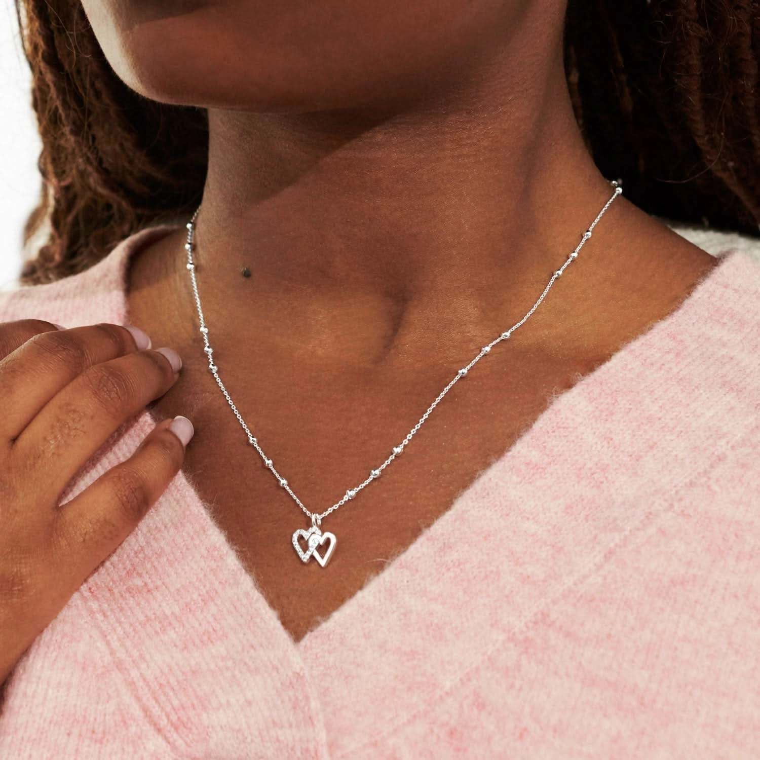 A Little Happy Birthday Friend Silver Plated Necklace 7812