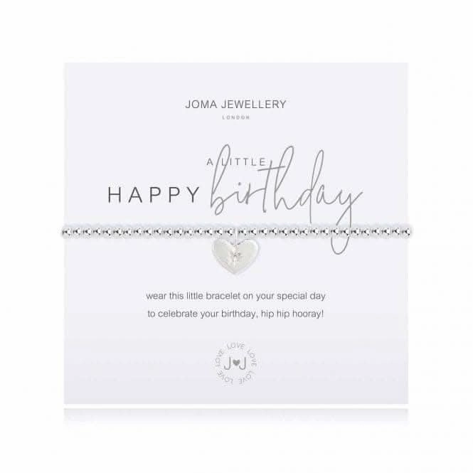 A Little Happy Birthday Silver 17.5cm Bracelet 4081
