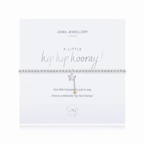 A Little Hip Hip Hooray! Silver Yellow Gold 17.5cm Stretch Bracelet 3213