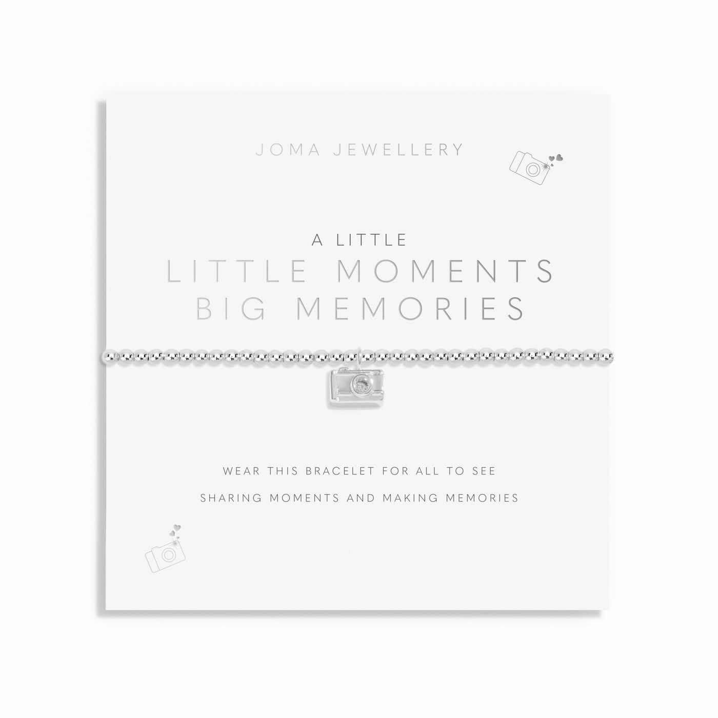 A Little Little Moments Big Memories Silver Plated Bracelet 8162