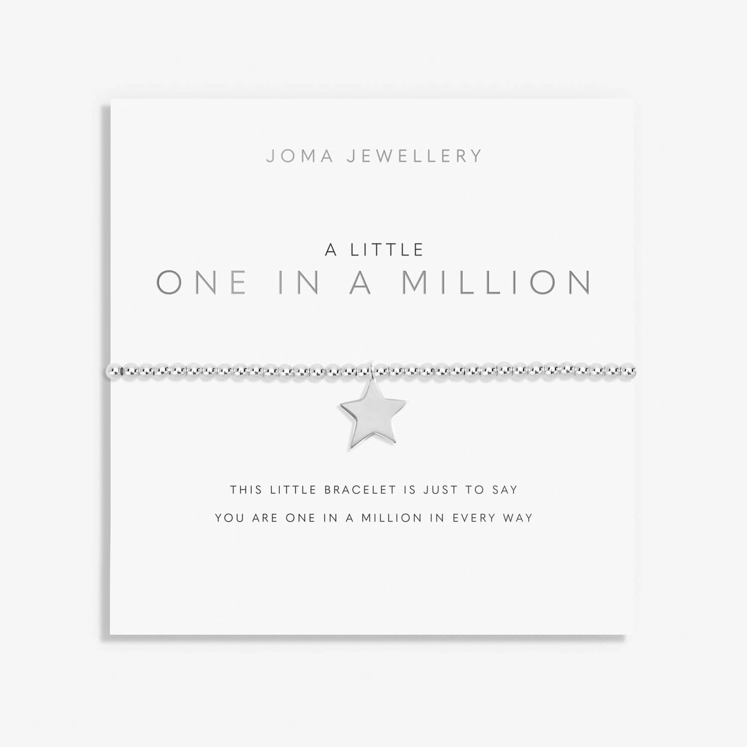 A Little One A Million Jewellery Roll Gift Set Silver Plated 8090