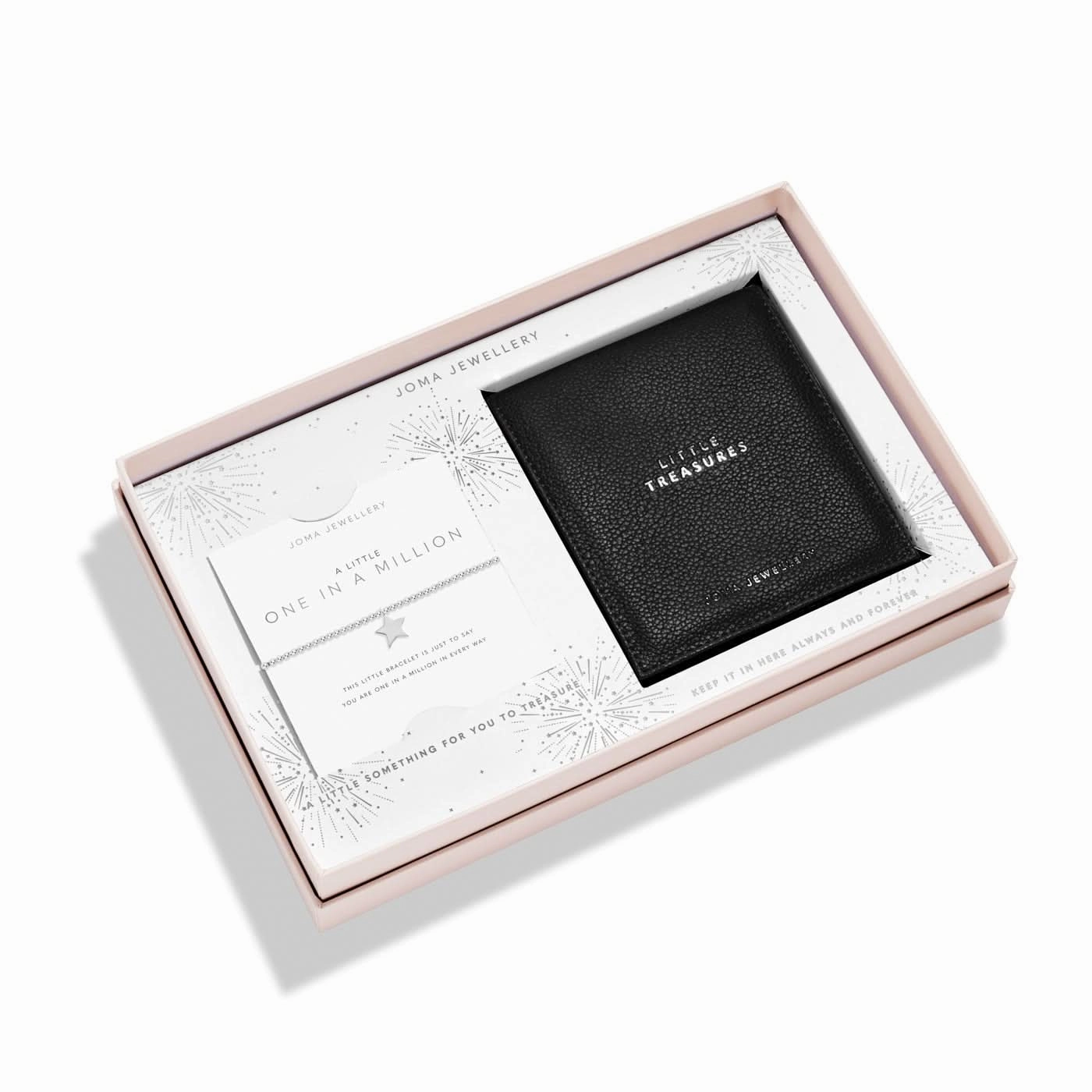 A Little One A Million Jewellery Roll Gift Set Silver Plated 8090