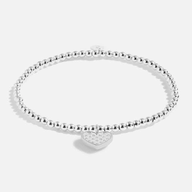 A Little Shine Bright - Live Happy Silver 17.5cm Stretch Bracelet 5223
