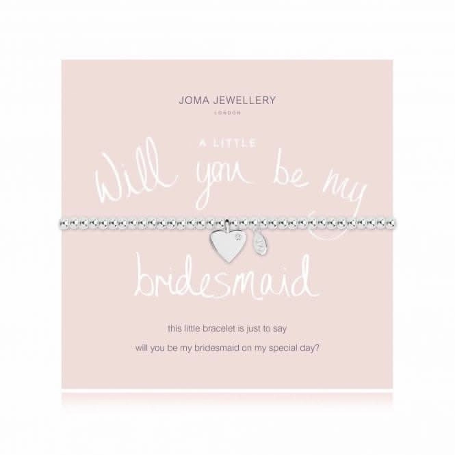 A Little Will you be my Bridesmaid Bracelet 2110