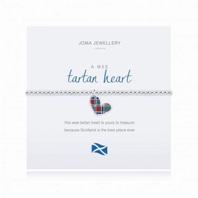 A Wee Tartan Heart Bracelet Scottish 1815