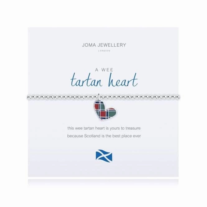 A Wee Tartan Heart Bracelet Scottish 1815