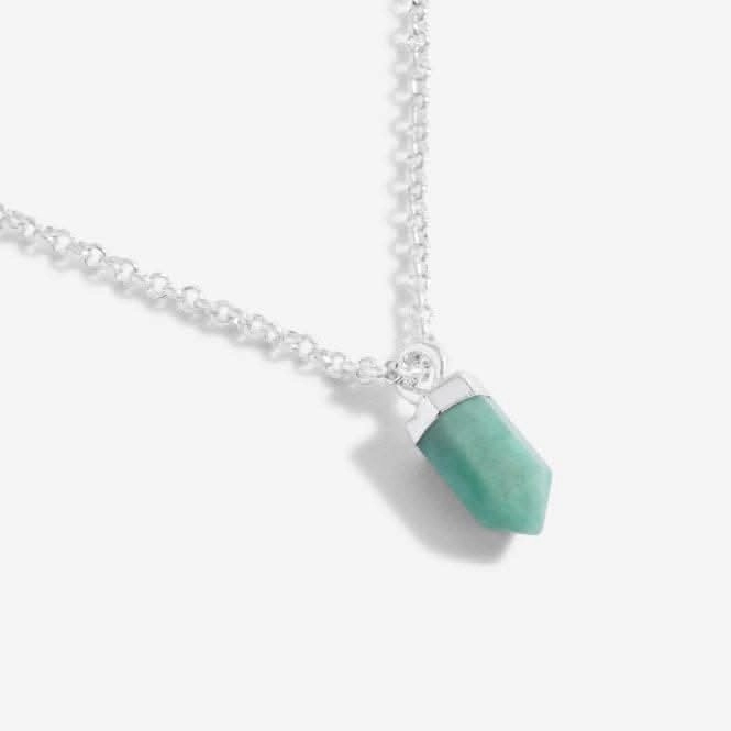 Affirmation Crystal A Little Happiness Aventurine Silver 46cm Extender Necklace 5267
