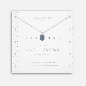 Affirmation Crystal Lapis Lazuli Necklace 5269 - Empowering Confidence