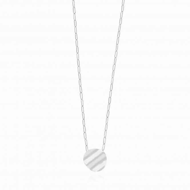 Amara Silver Ripple Silver 46cm   5cm Extender Necklace 4469