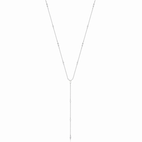 Ania Haie Silver Sparkle Point Y Necklace N053-05H