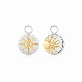 Ania Haie Two Tone Bright Sun Earring Charm EC060-06T