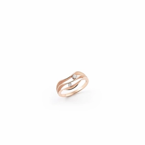 Annamaria Cammilli 18ct Pink Champagne Diamond Dune Atolli Series Ring