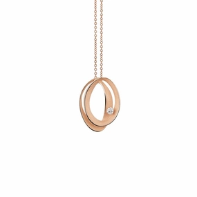Annamaria Cammilli 18ct Pink Champagne Gold & Diamond Dune Series Necklace