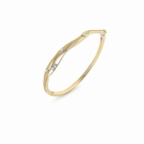 Annamaria Cammilli 18ct Yellow Sunrise 0.3ct Diamond Dune Series Bracelet