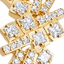 Astley Clarke Comet Flare 14ct Yellow Gold 0.29ct Diamond Ring