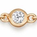 Astley Clarke Mini Icon Nova 14ct Yellow Gold 0.12ct Diamond Bracelet