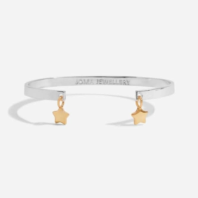 Bar Star Silver And Gold 6cm X 4.8cm Bracelet 6125
