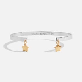 Bar Star Silver And Gold 6cm X 4.8cm Bracelet 6125