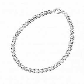 Beginnings Sterling Silver B3605 Ball Chain 19cm Bracelet
