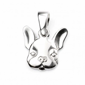 Beginnings Sterling Silver French Bulldog Pendant P4584