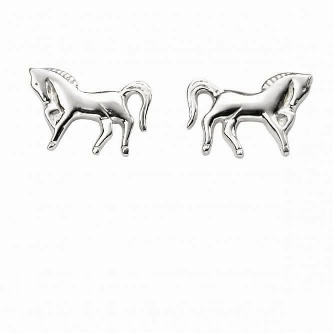 Beginnings Sterling Silver Horse Earrings E5757