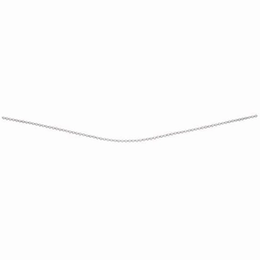 Beginnings Sterling Silver Rhodium Plated Belcher Rolo Chain Chain N3813