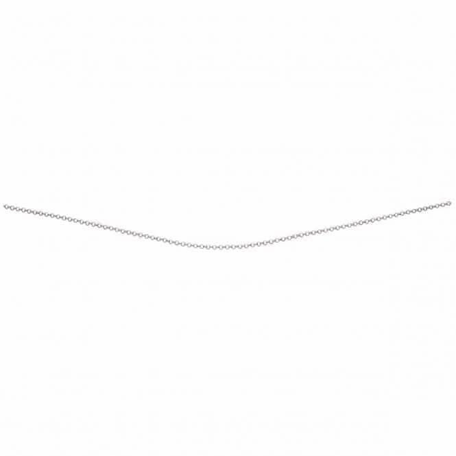 Beginnings Sterling Silver Rhodium Plated Belcher Rolo Chain Chain N3813