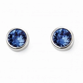 Beginnings Sterling Silver Sept Birth Stone Earrings E5567